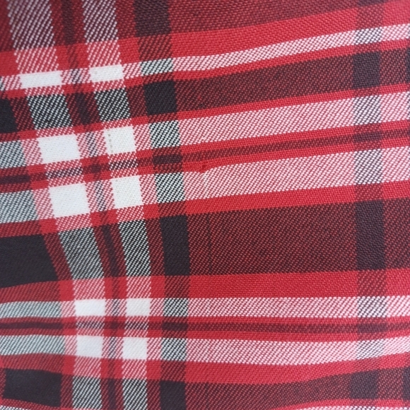 Design Lab Lord & Taylor red plaid 90’s skirt - Picture 6 of 8